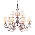 Candle chandelier - Petra Grove for dining room view 1