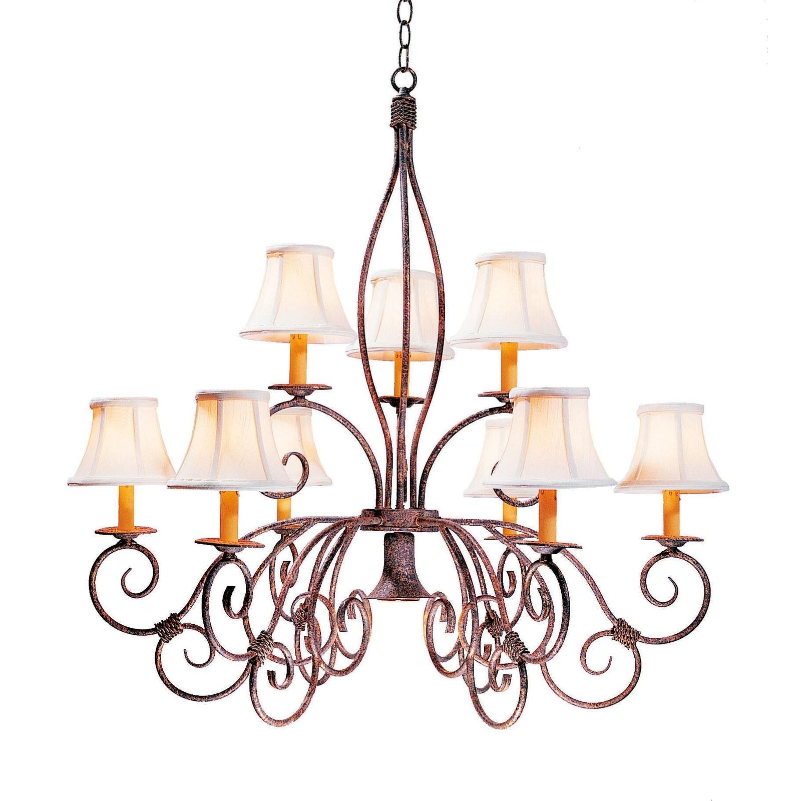 Candle chandelier - Petra Grove for dining room view 1