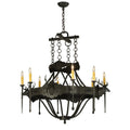 Candle chandelier - Della Luxe for dining room view 1