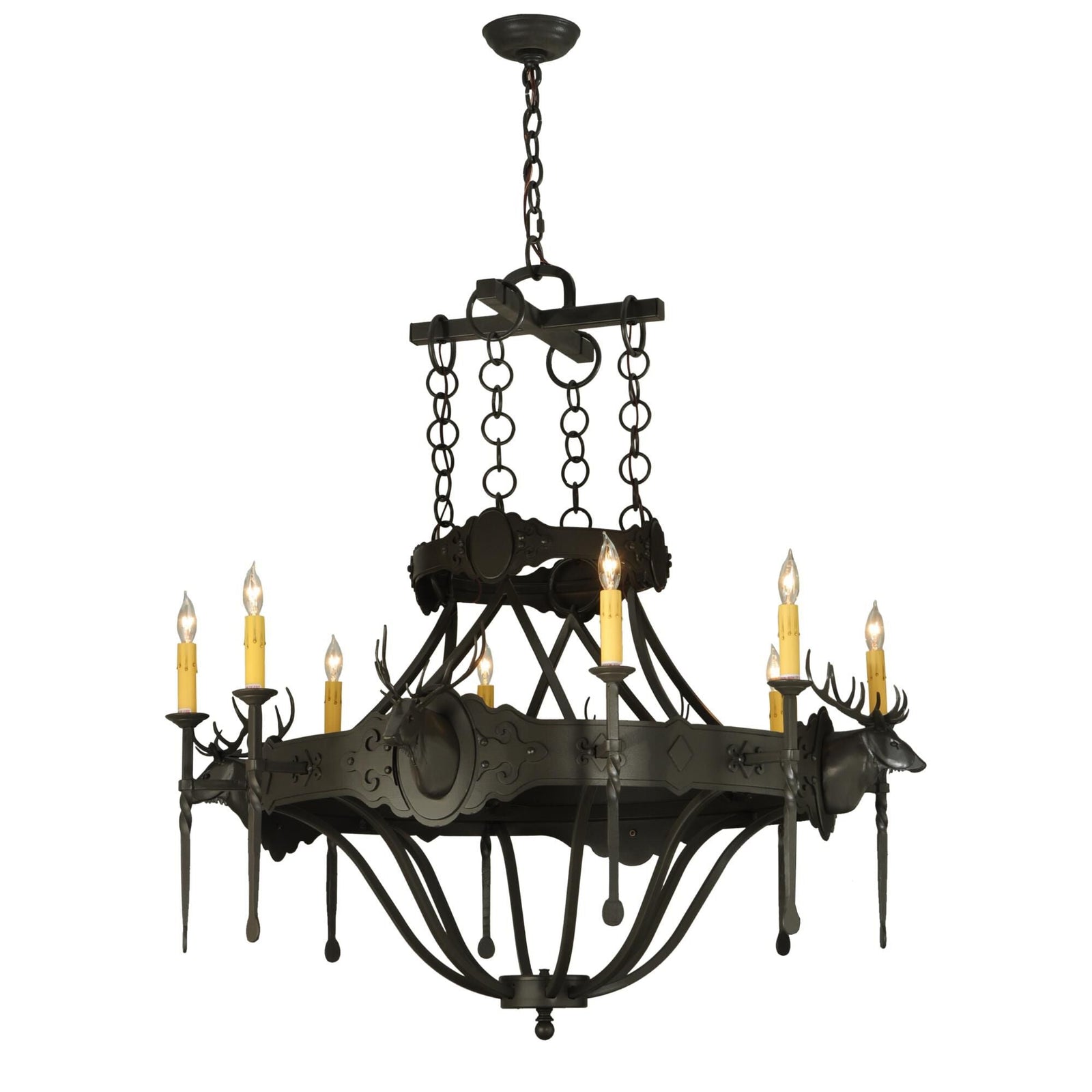 Candle chandelier - Della Luxe for dining room view 1