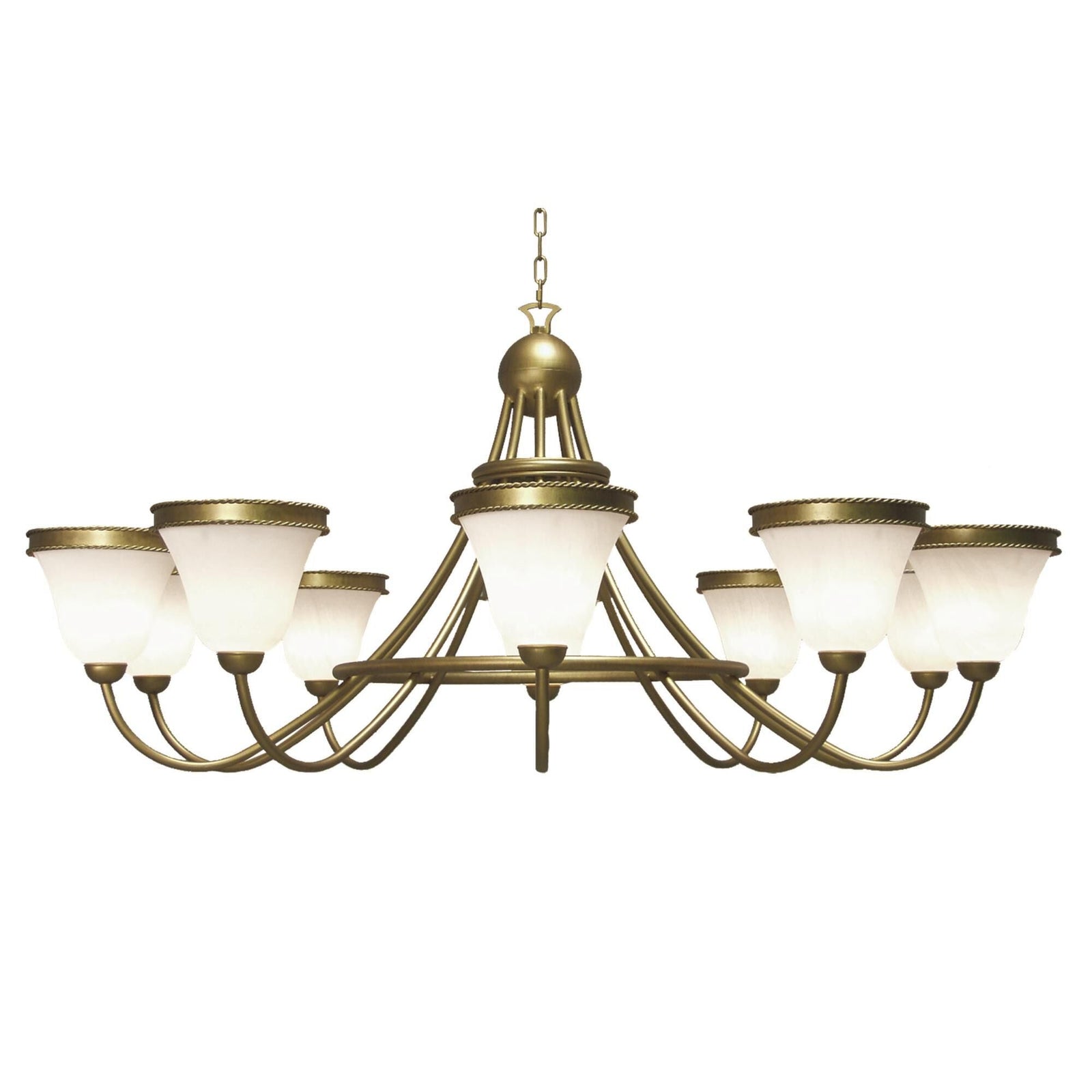 2-Light 72 in. Chandelier - Verona Cove for dining room view 1