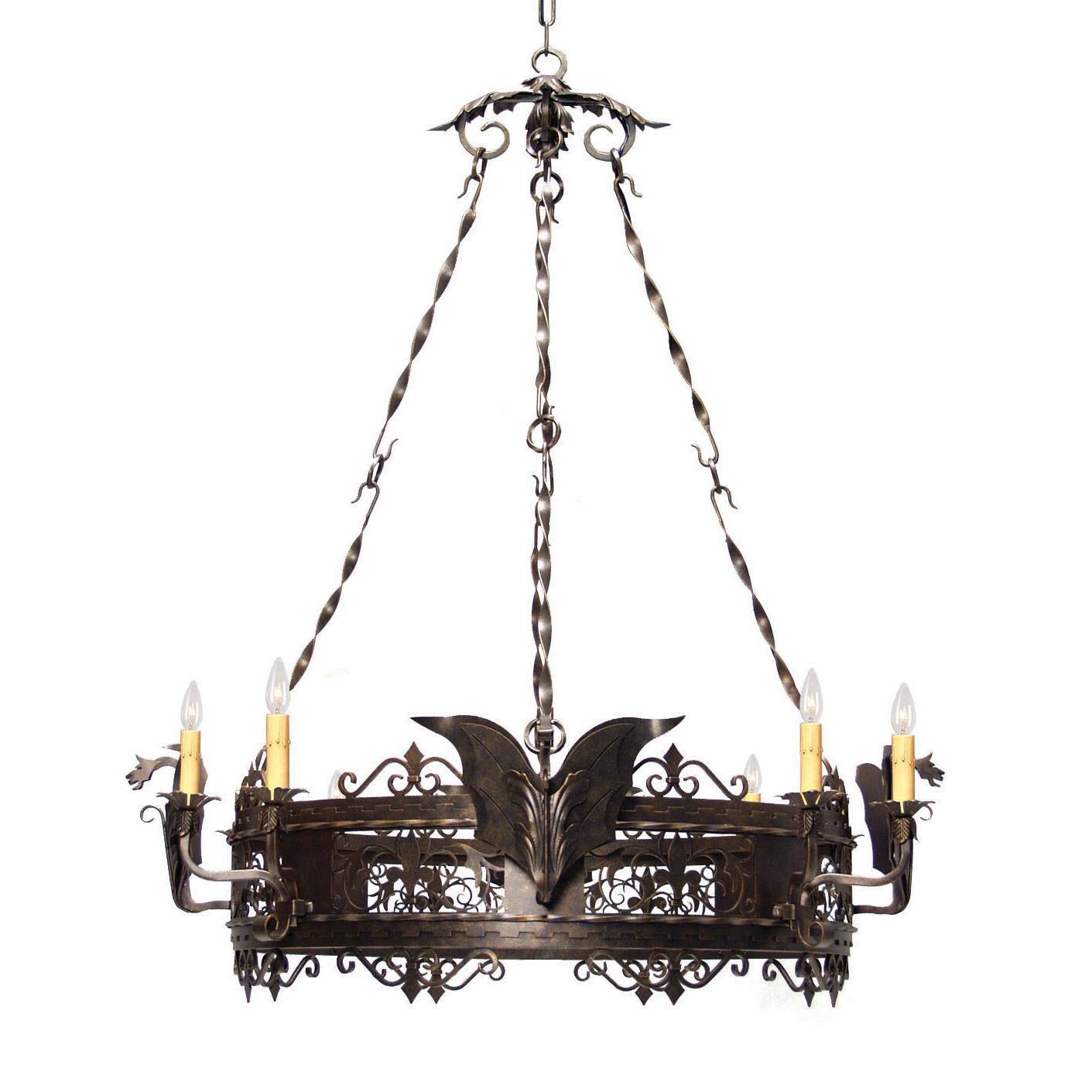 Candle chandelier - Dorian Loom for dining room view 1