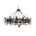 Candle chandelier - Maia Bloom for dining room view 1