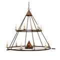 Candle chandelier - Rhea Luxe for dining room view 1