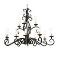 Candle chandelier - Riven Loom for dining room view 1