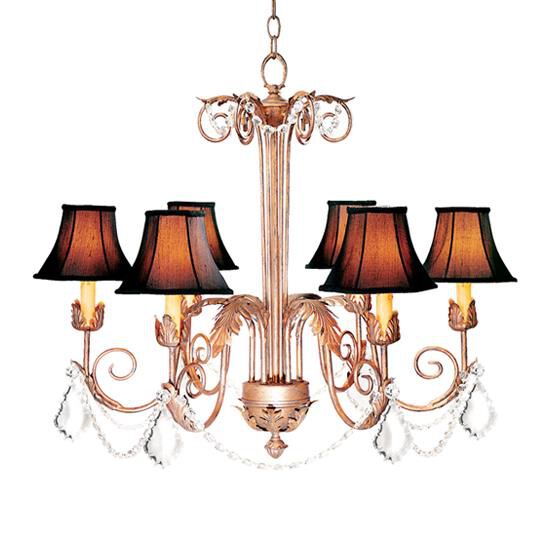 Candle chandelier - Finch Cove for dining room view 1