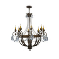 Candle chandelier - Una Ridge for dining room view 1