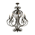 Candle chandelier - Thalia Bloom for dining room view 1