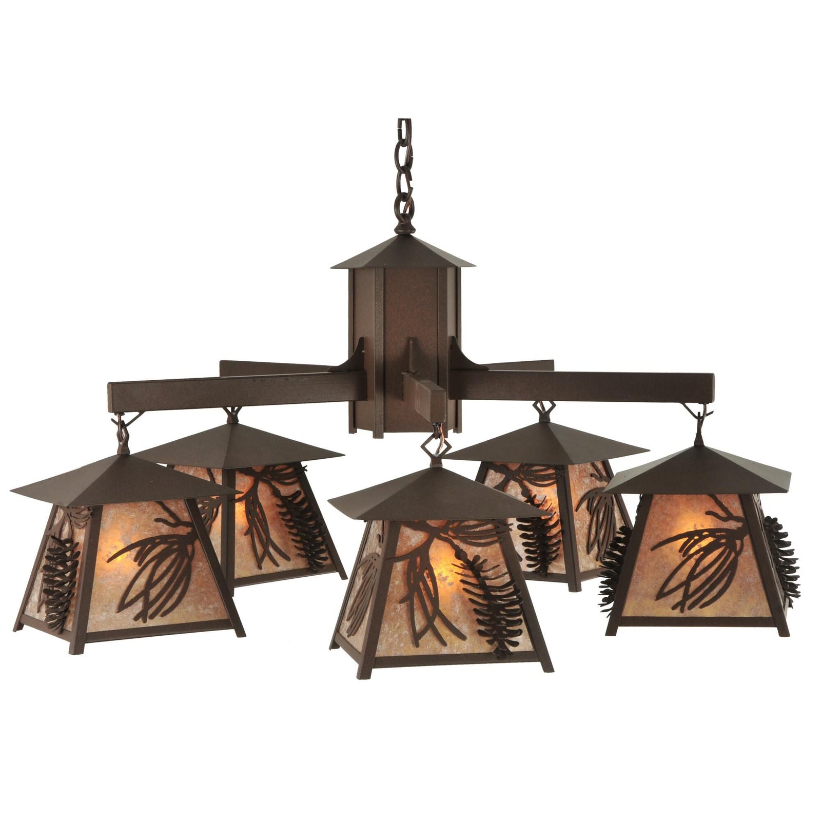 5-Light 40 in. Chandelier - Rosa Grove for dining room view 1