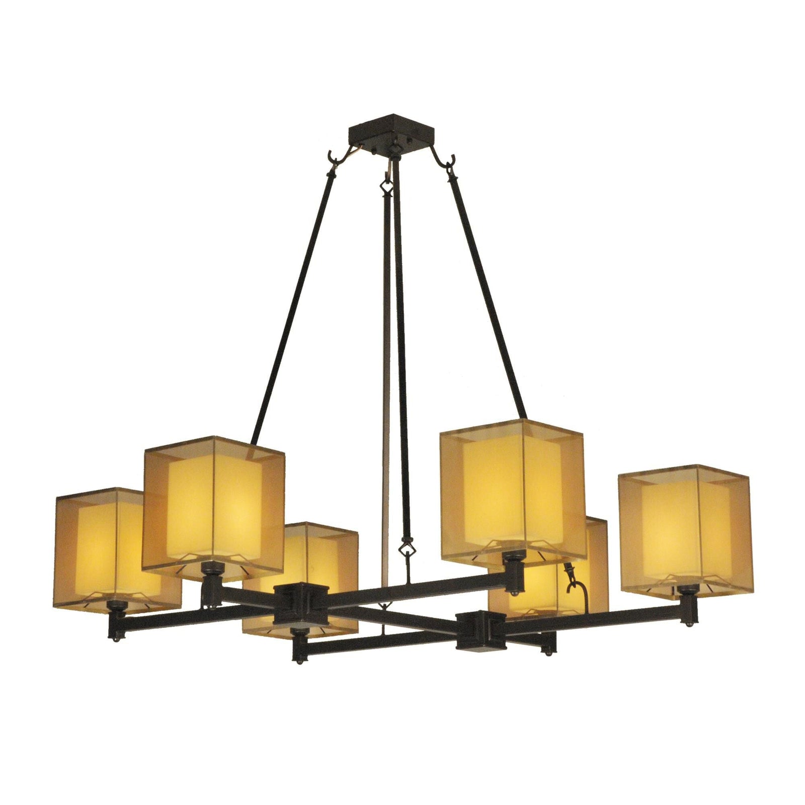 6-Light 48 in. Chandelier - Sabine Luxe for dining room view 1