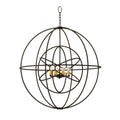 Candle chandelier - Una Halo for dining room view 1
