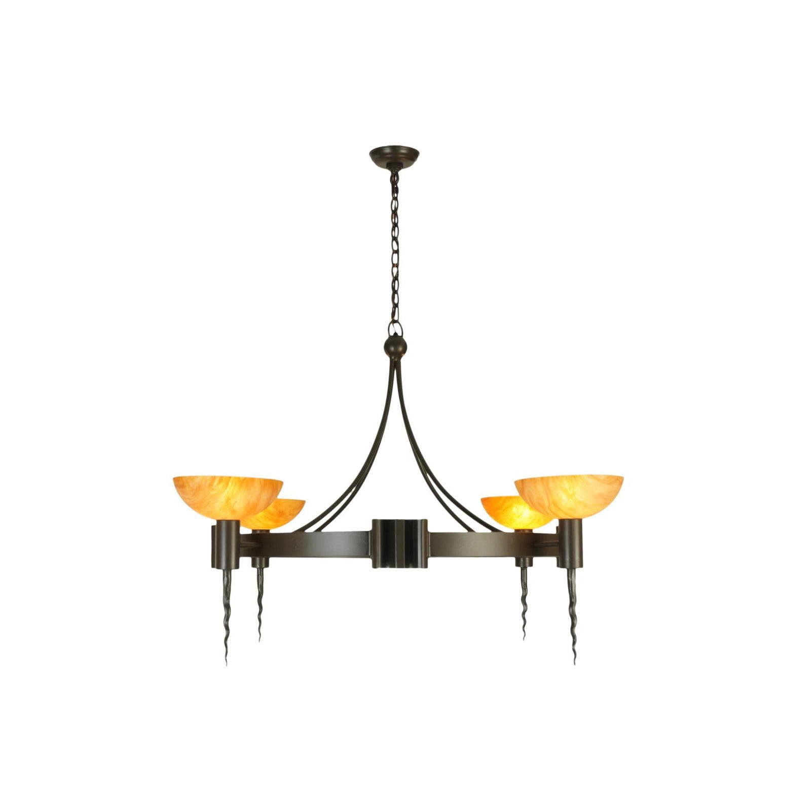 4-Light 48 in. Chandelier - Yule Cove for dining room view 1