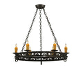Candle chandelier - Yule Bloom for dining room view 1