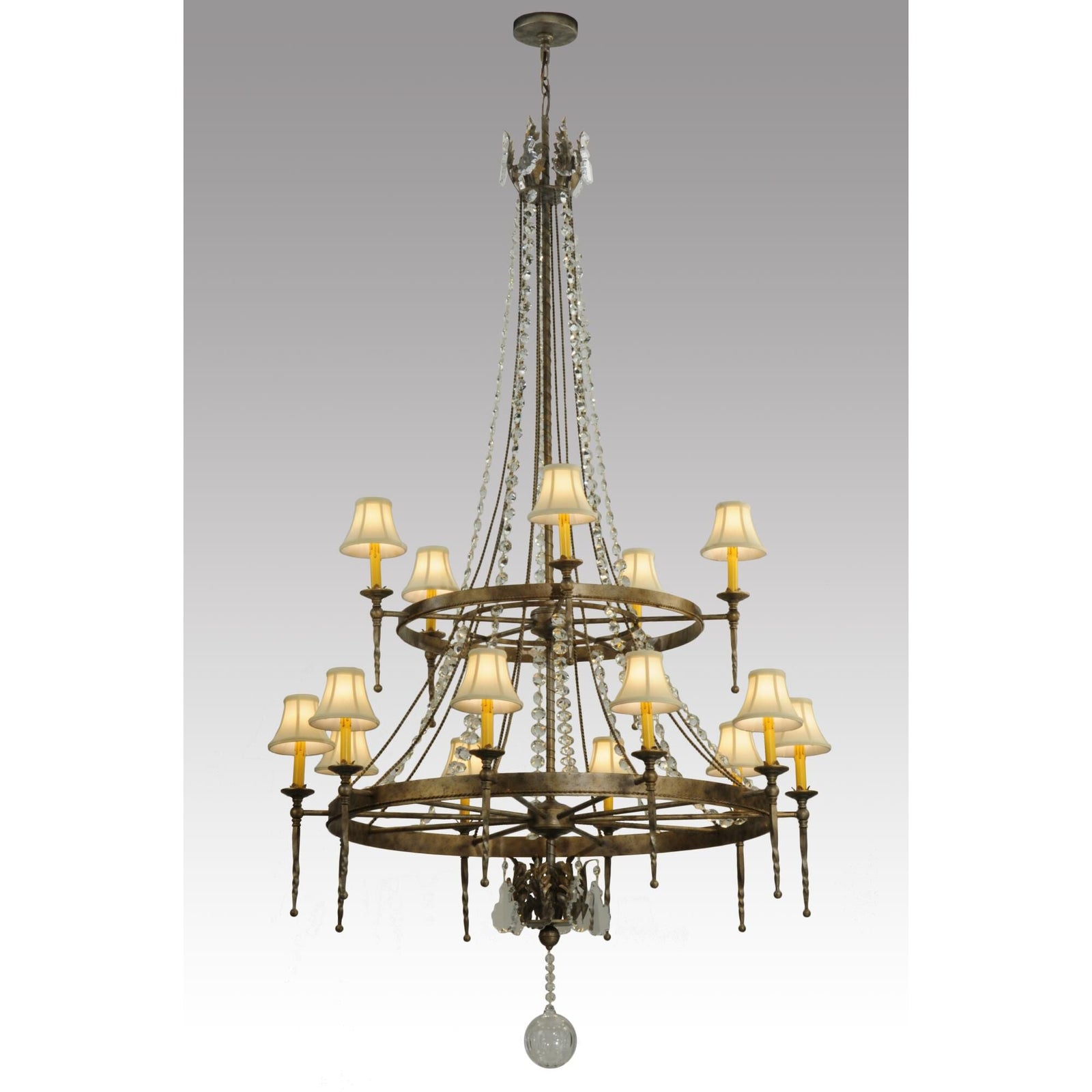 Candle chandelier - Gilda Luxe for dining room view 1