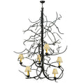 Candle chandelier - Fiora Halo for dining room view 1