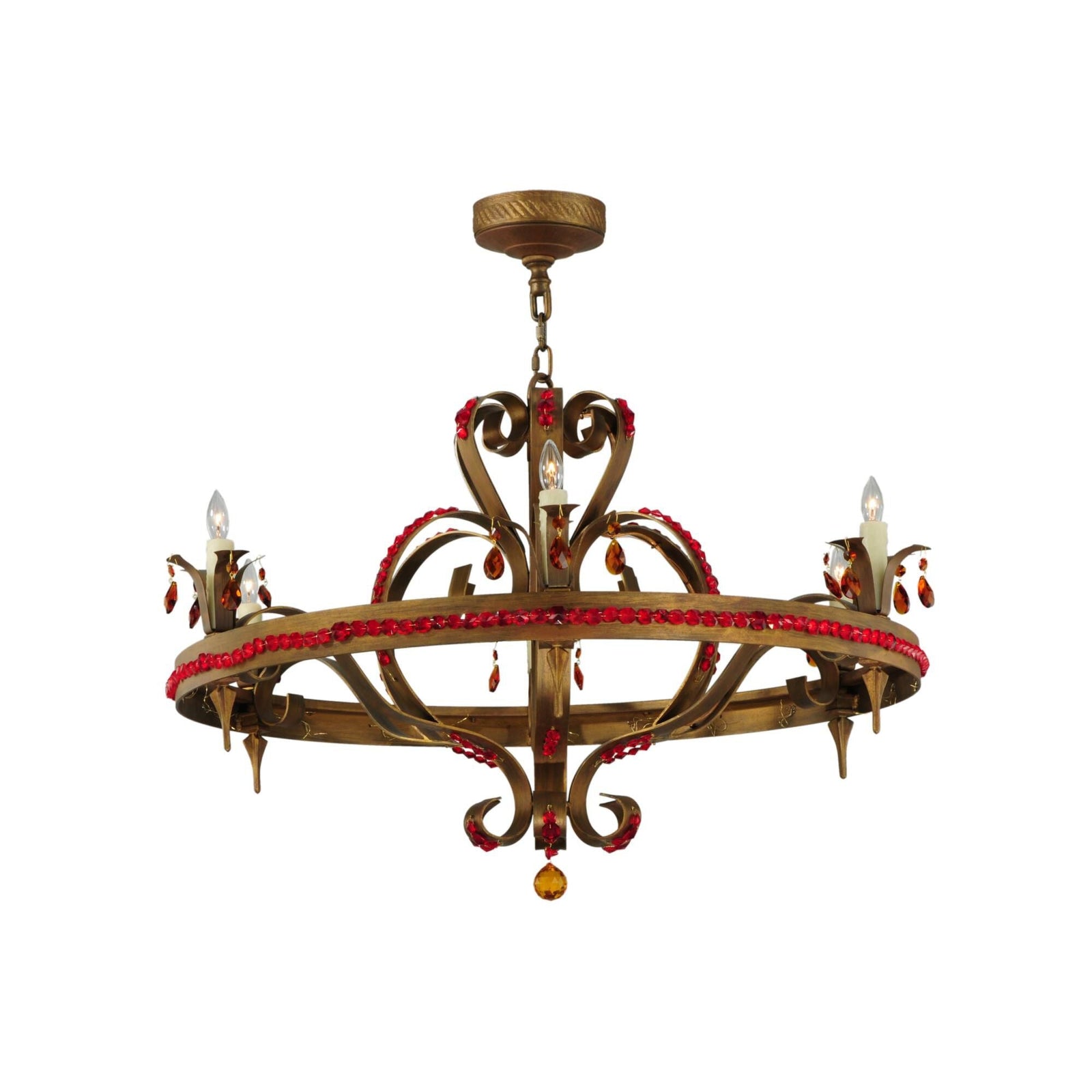 Candle chandelier - Lumen Loom for dining room view 1