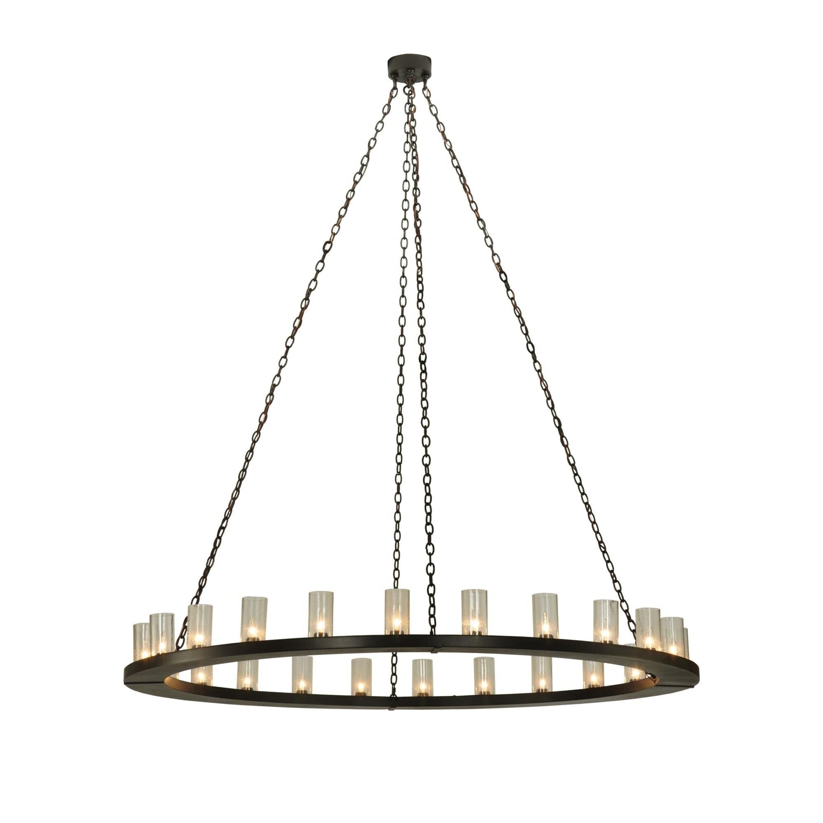 24-Light 72 in. Chandelier - Ivara Halo for dining room view 1