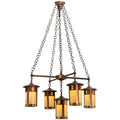 5-Light 36 in. Chandelier - Flora Ridge for dining room view 1