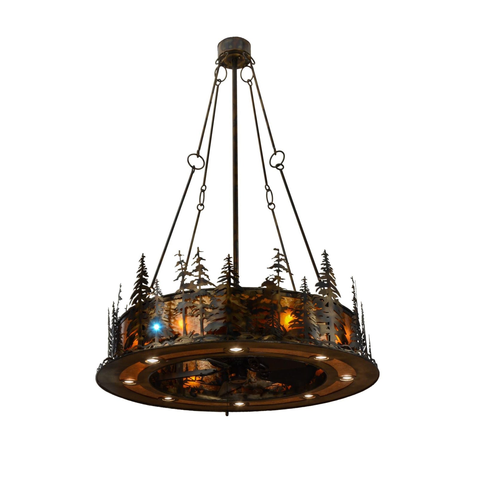 8-Light LED Chandelier - Gilda Cove for dining room view 1