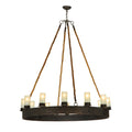 Round chandelier - Vale Halo for dining room view 1