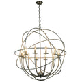 Candle chandelier - Clara Loom for dining room view 1