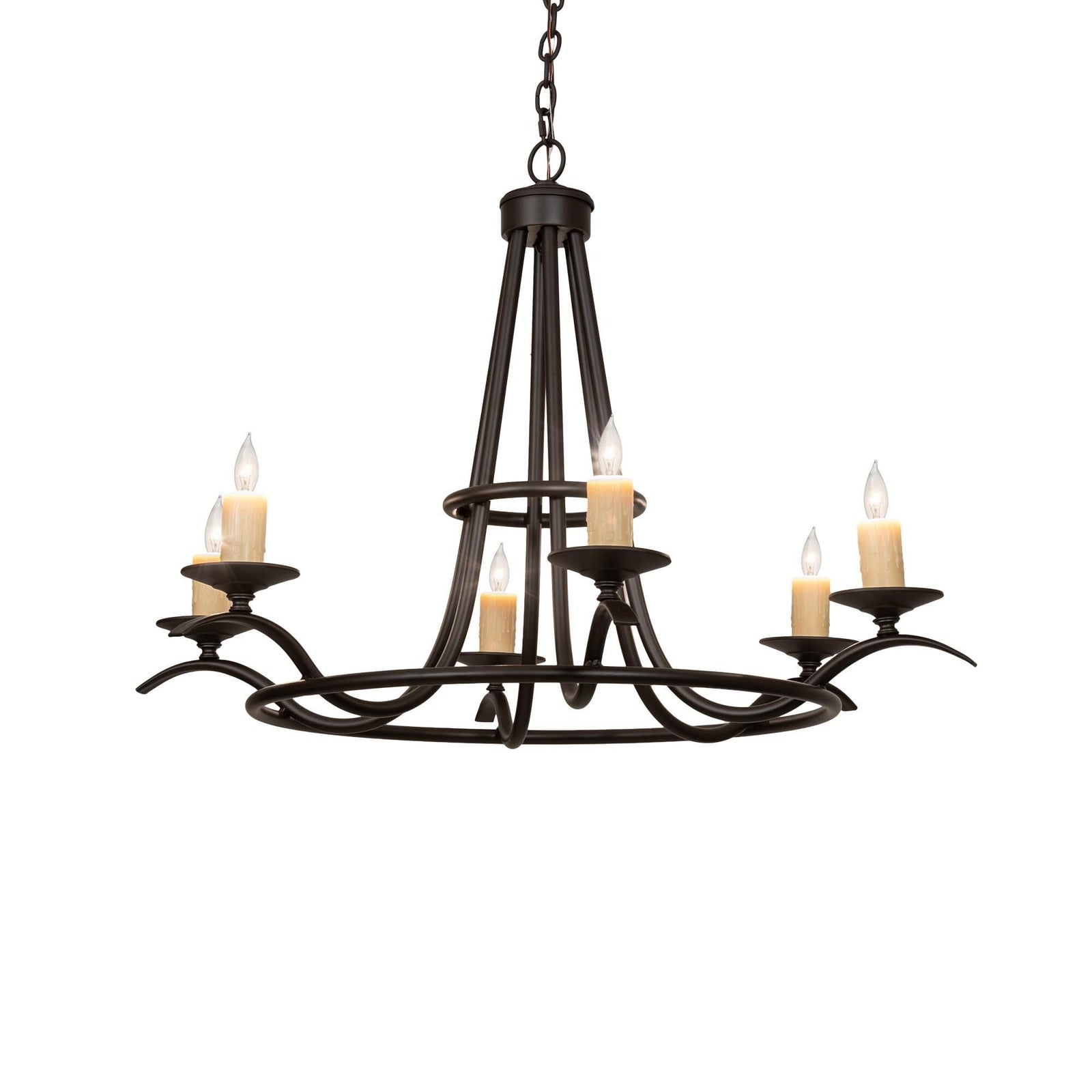 Candle chandelier - Halo Halo for dining room view 1