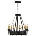 10-Light 36 in. Chandelier - Yule Luxe for dining room view 1