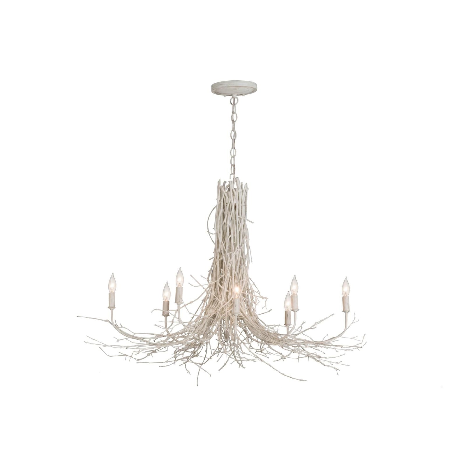 Candle chandelier - Maia Halo for dining room view 1