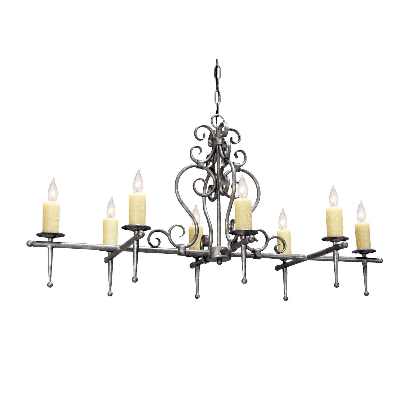 Candle chandelier - Della Loom for dining room view 1