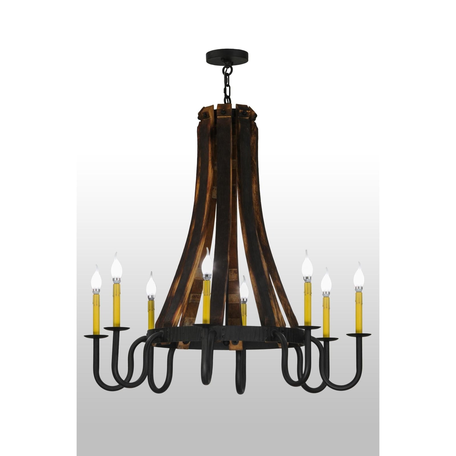 Candle chandelier - Mira Luxe for dining room view 1