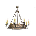 3-Light 36 in. Chandelier - Pavia Luxe for dining room view 1