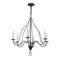 Candle chandelier - Milan Halo for dining room view 1