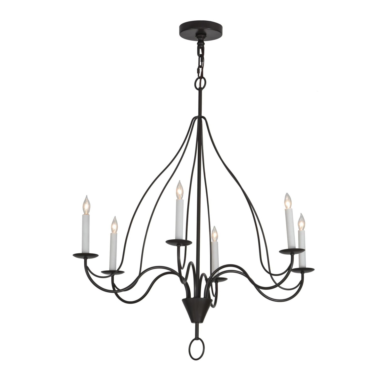 Candle chandelier - Milan Halo for dining room view 1