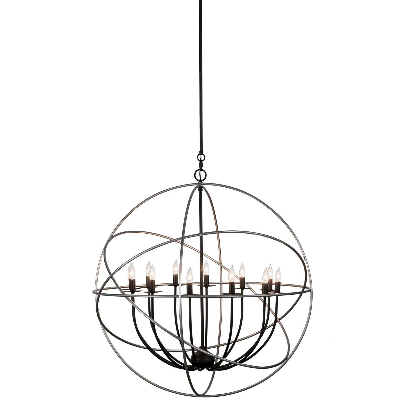 Candle chandelier - Nola Halo for dining room view 1