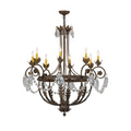 Candle chandelier - Linnea Luxe for dining room view 1