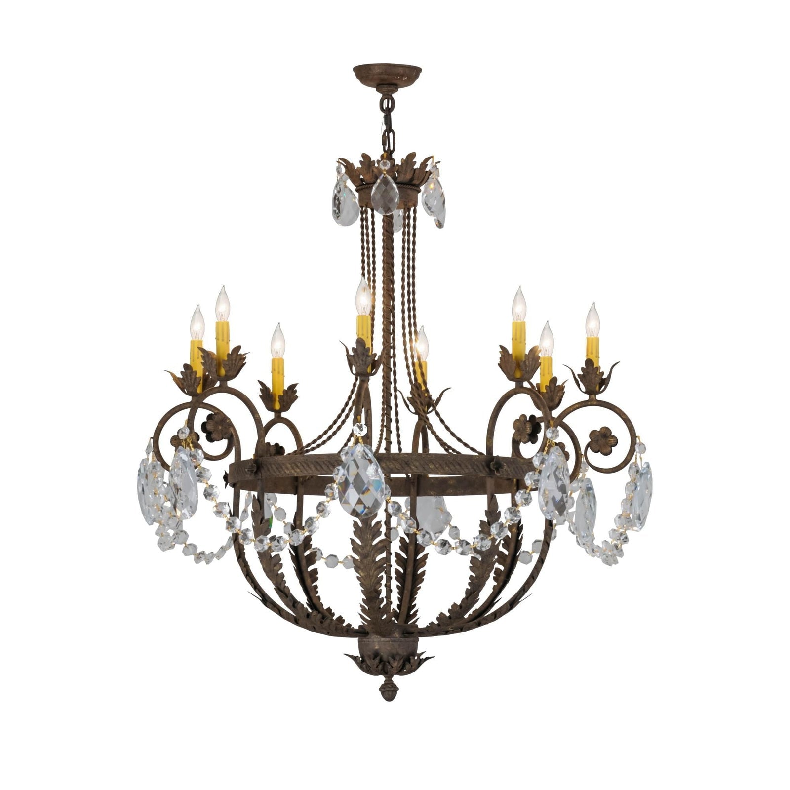 Candle chandelier - Linnea Luxe for dining room view 1