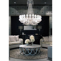 Candle chandelier - Siena Halo for dining room view 1