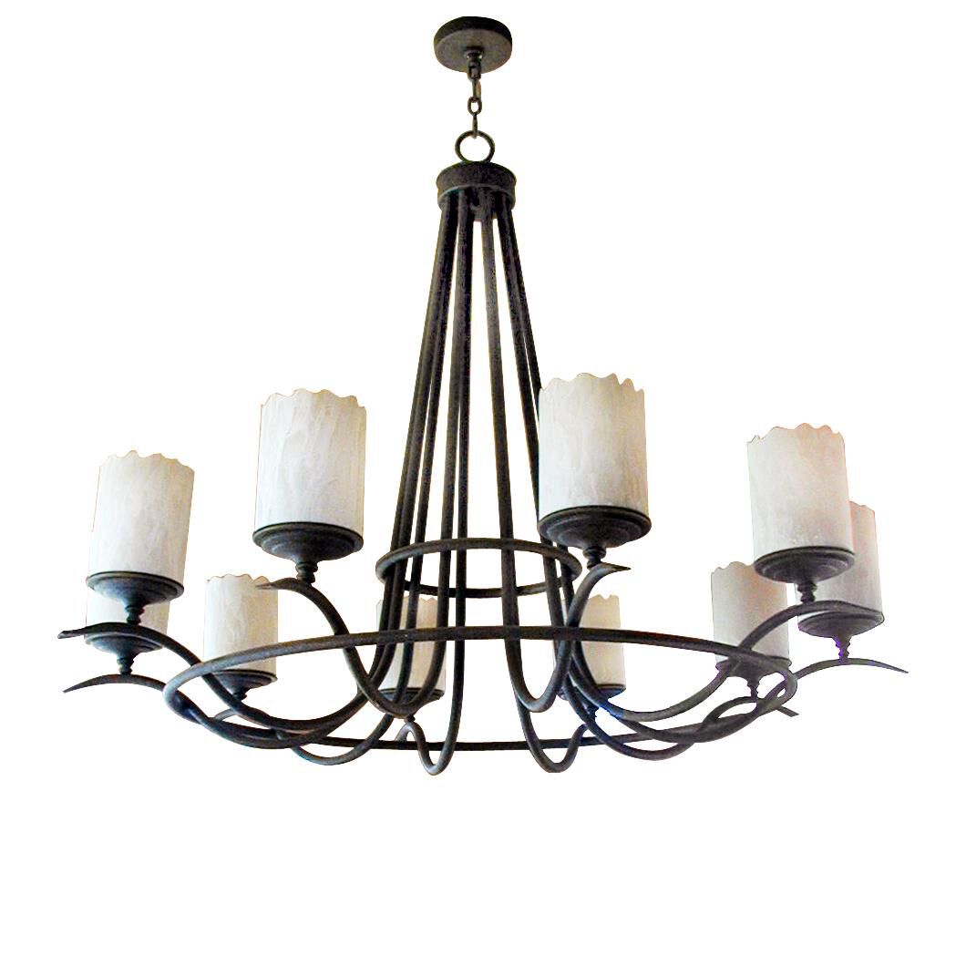 10-Light 60 in. Chandelier - Tova Halo for dining room view 1