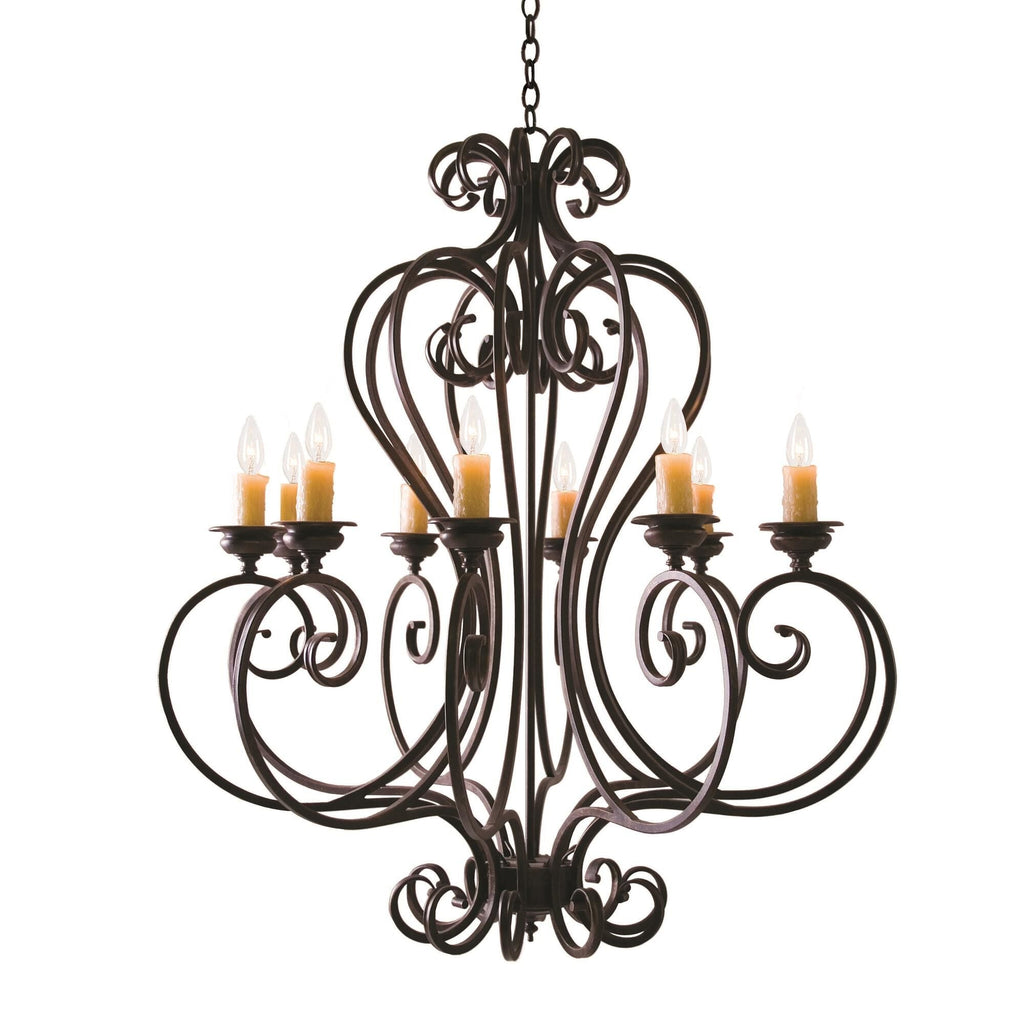 Candle chandelier - Nerea Loom for dining room view 2