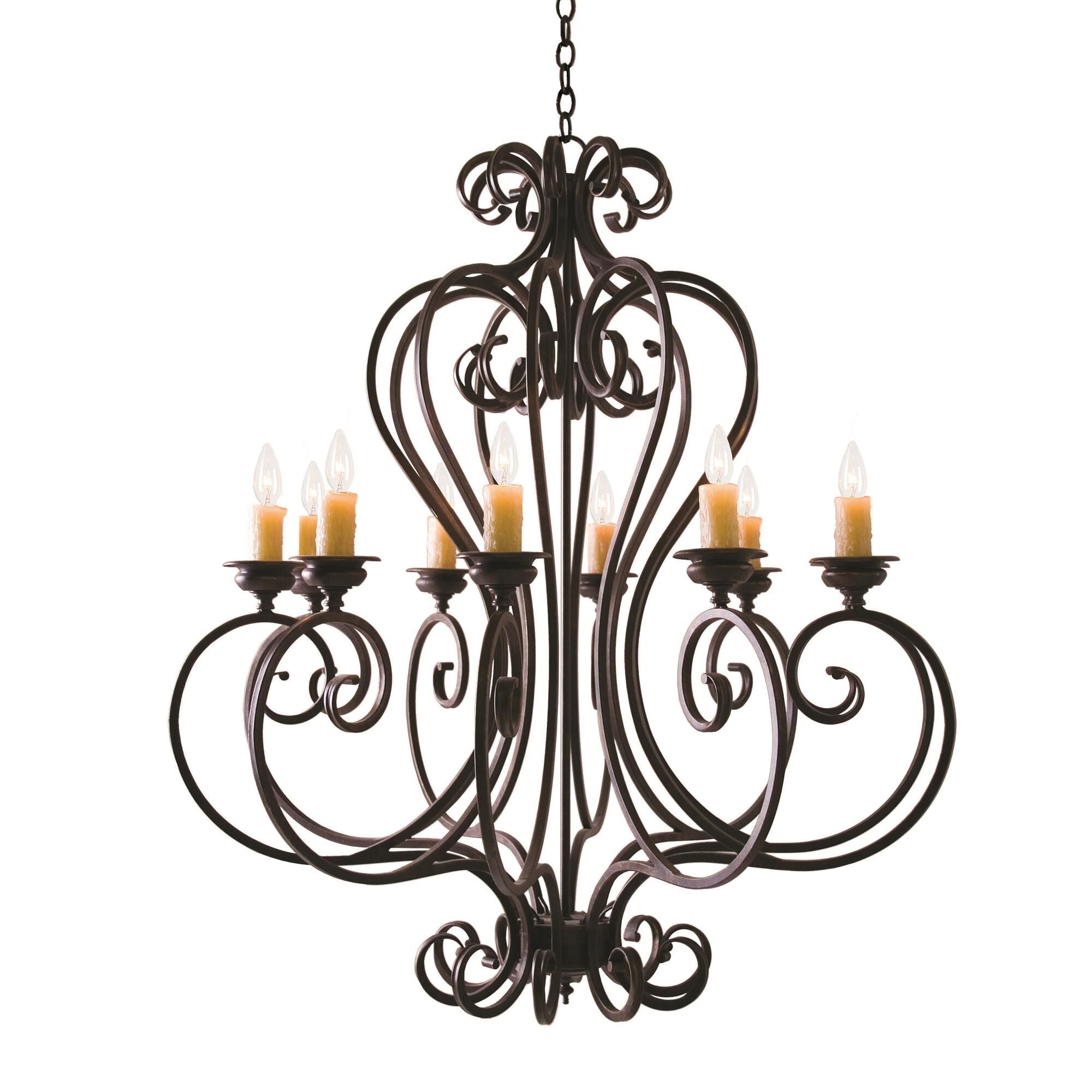 Candle chandelier - Nerea Loom for dining room view 2