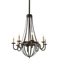 Candle chandelier - Milan Cove for dining room view 1