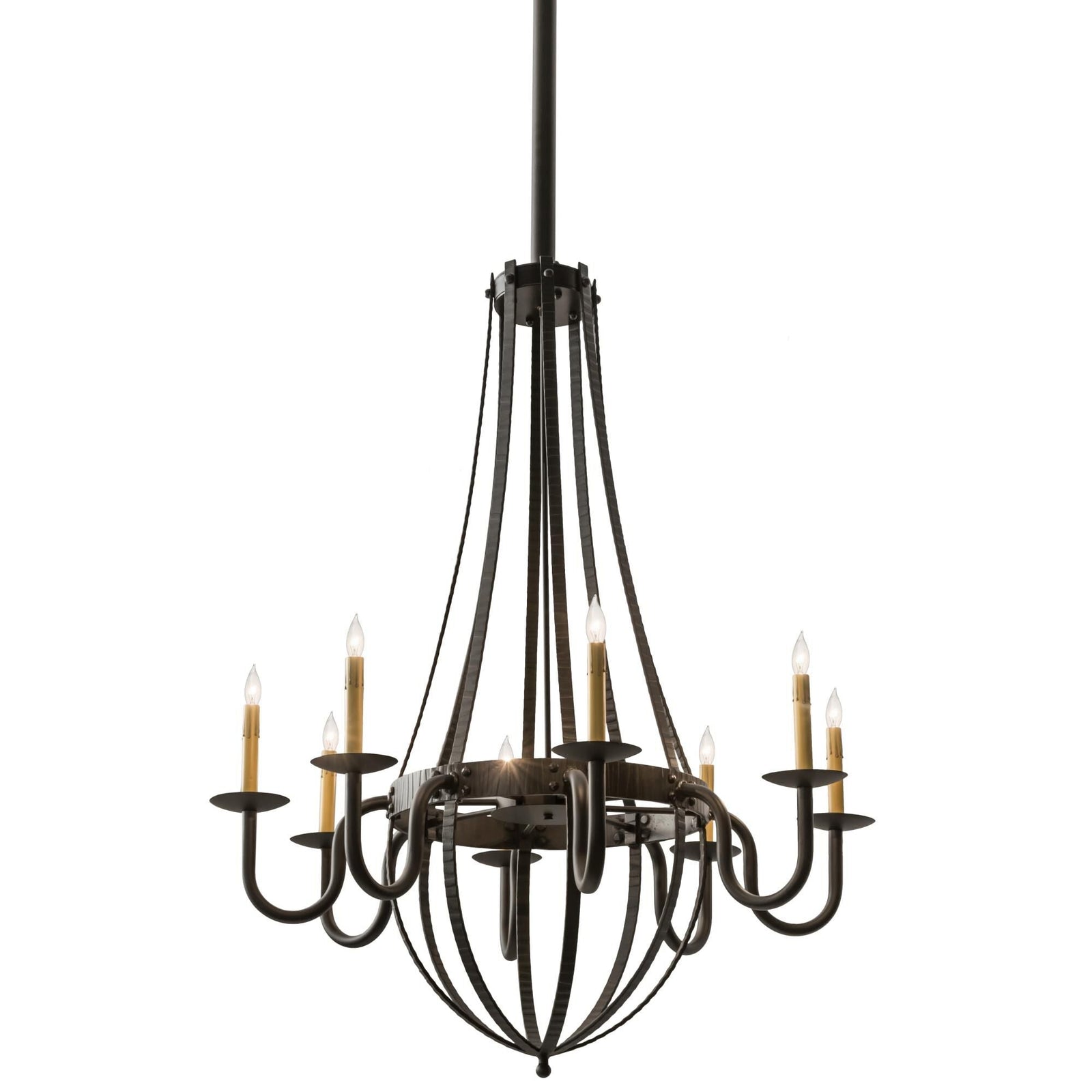 Candle chandelier - Milan Cove for dining room view 1