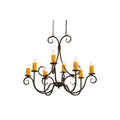 Candle chandelier - Rumi Loom for dining room view 1