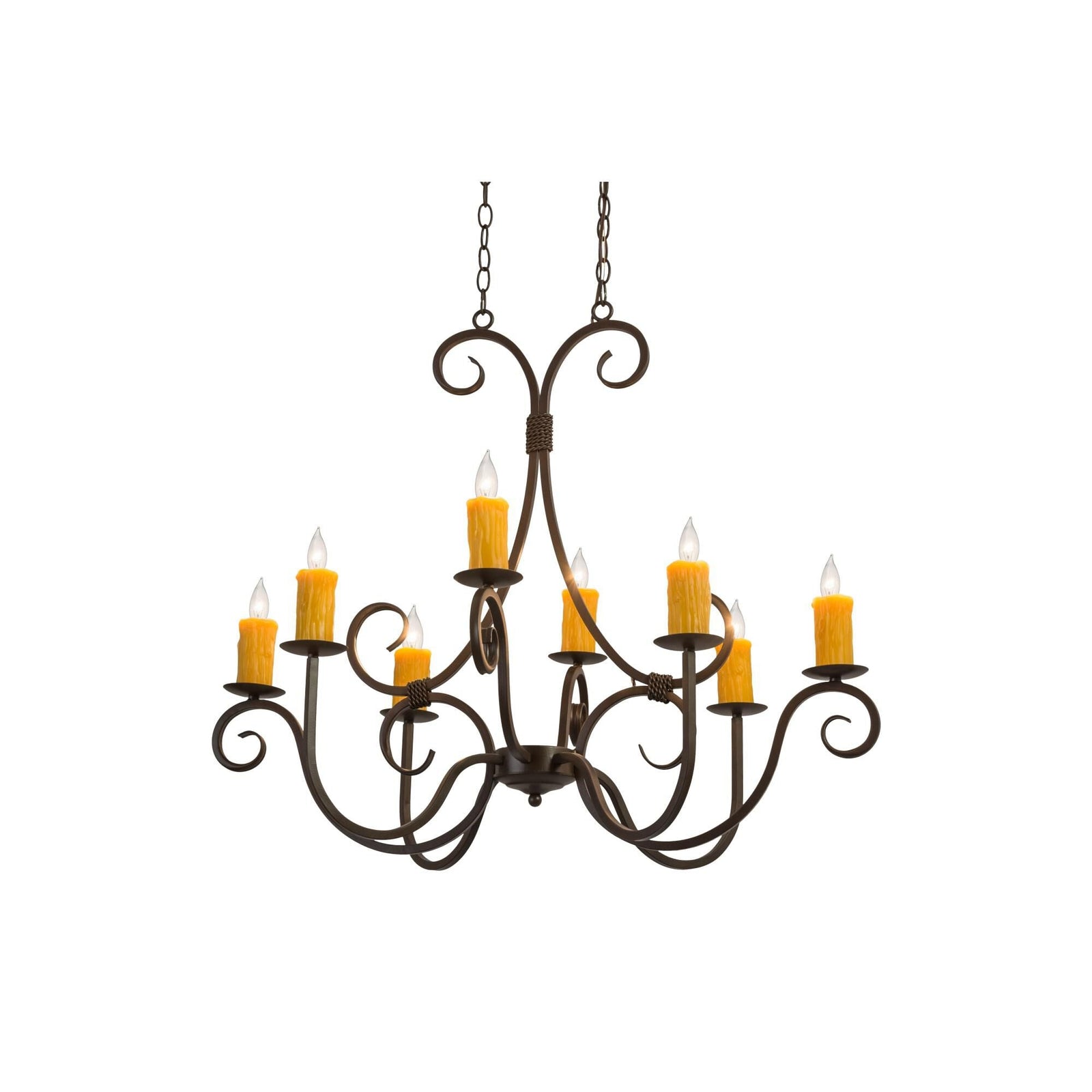 Candle chandelier - Rumi Loom for dining room view 1