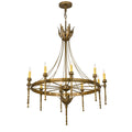 Candle chandelier - Haven Loom for dining room view 1