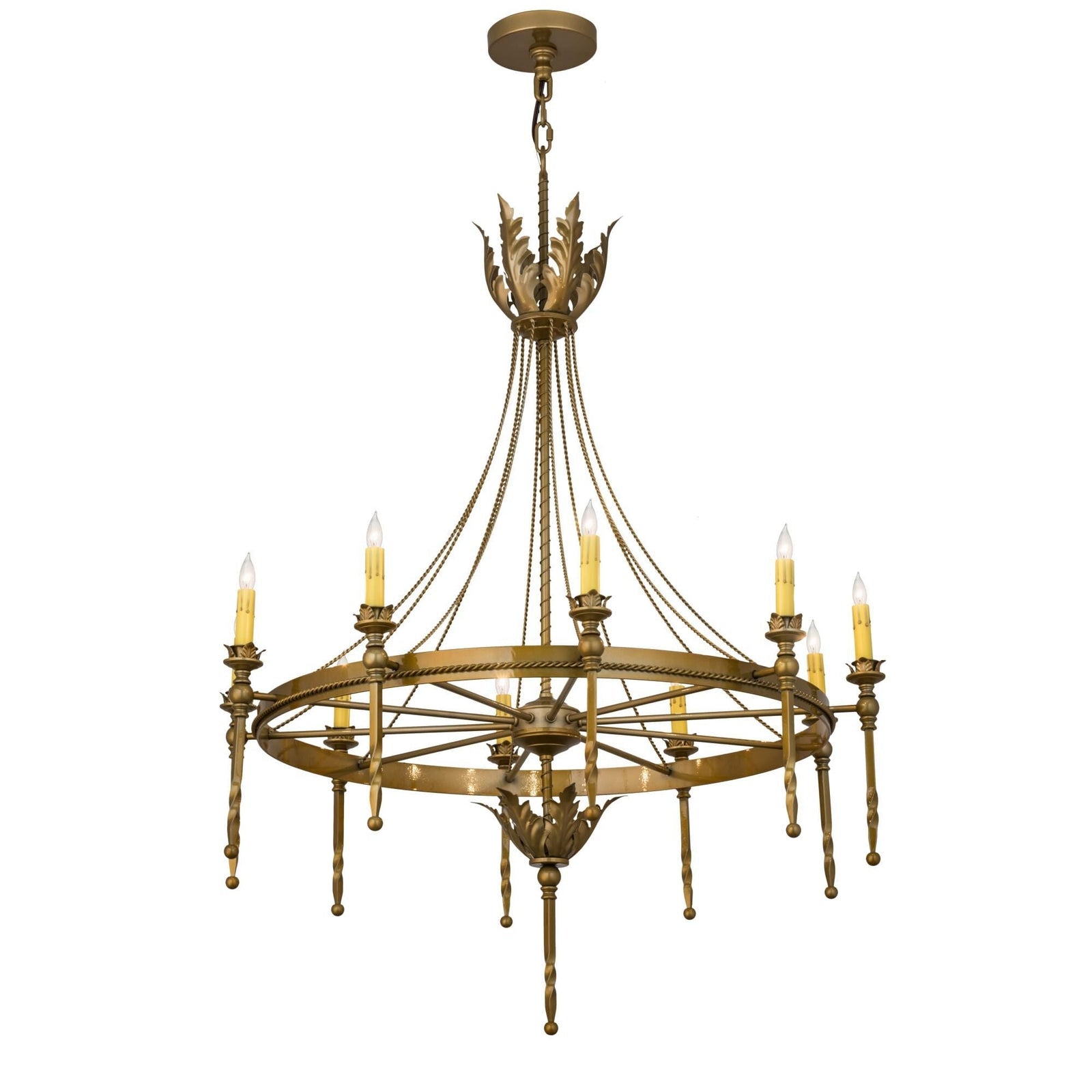 Candle chandelier - Haven Loom for dining room view 1