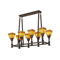 8-Light 38 in. Chandelier - Yara Cove for dining room view 1