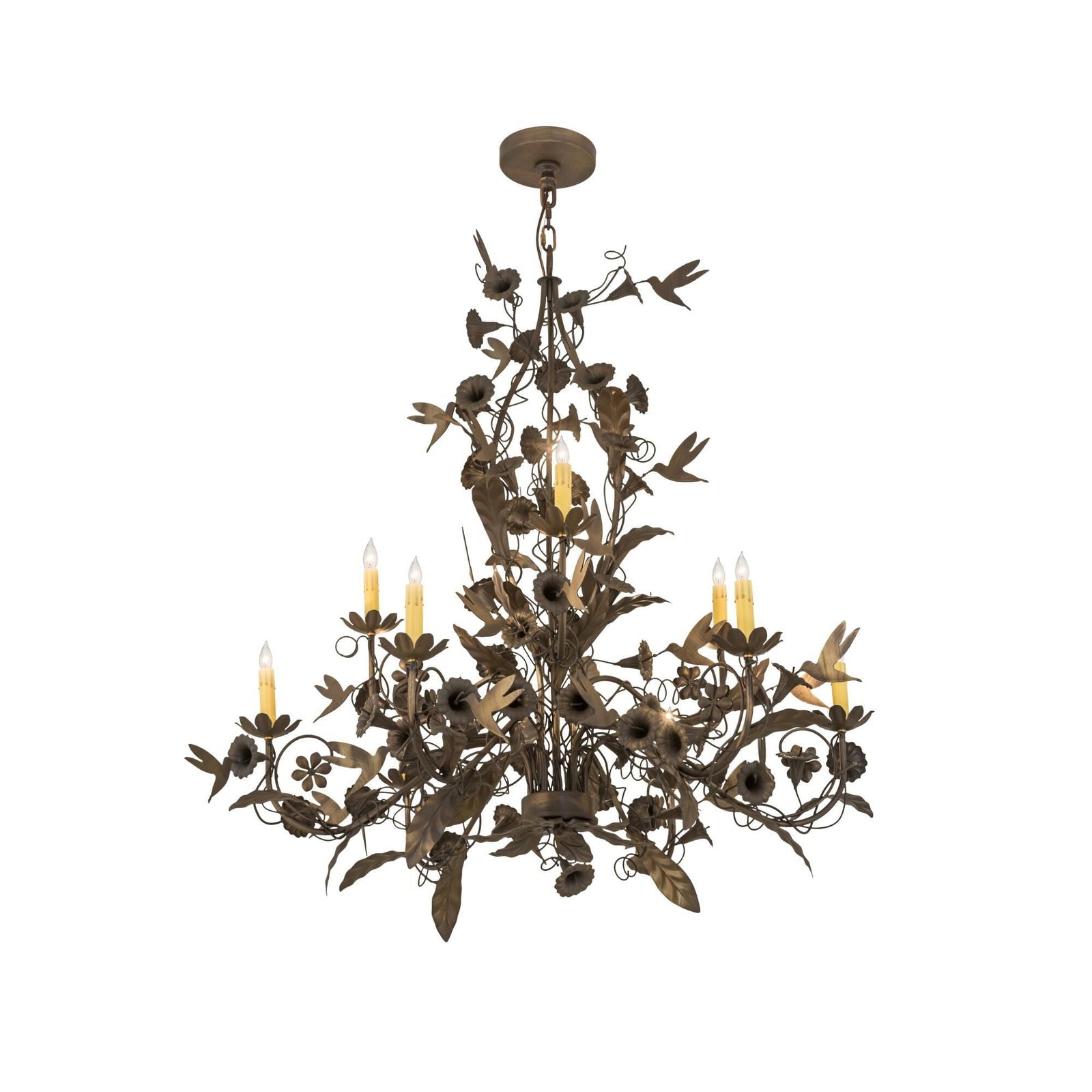 Candle chandelier - Riven Halo for dining room view 1