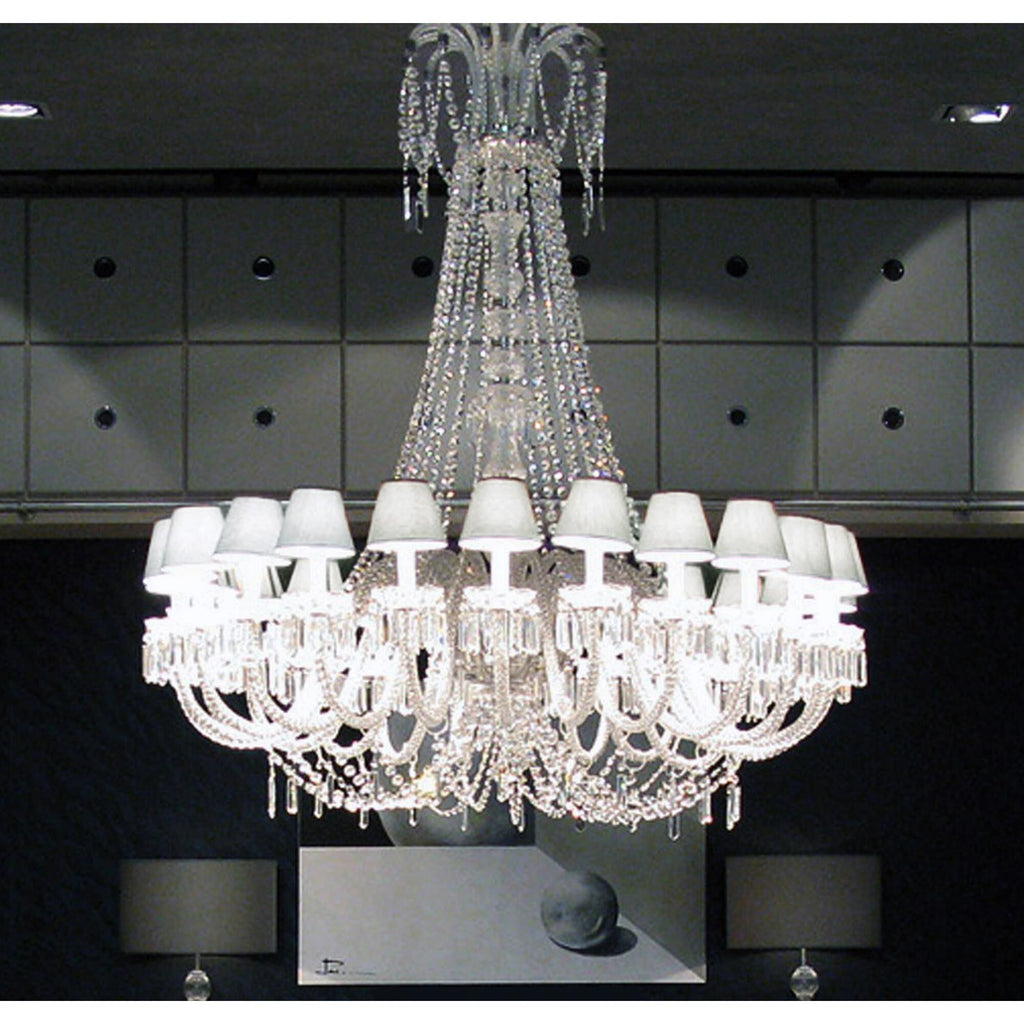 Candle chandelier - Siena Halo for dining room view 2