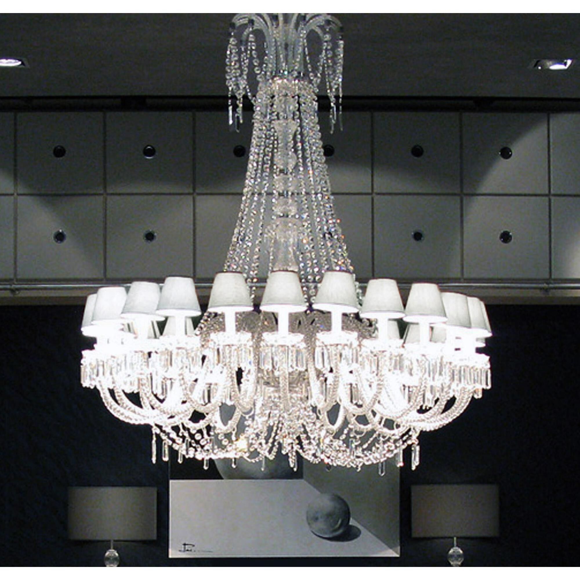 Candle chandelier - Siena Halo for dining room view 2